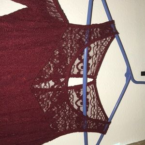 lace long sleeve dress